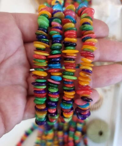 Disk Karisik Renkli Sedef 3