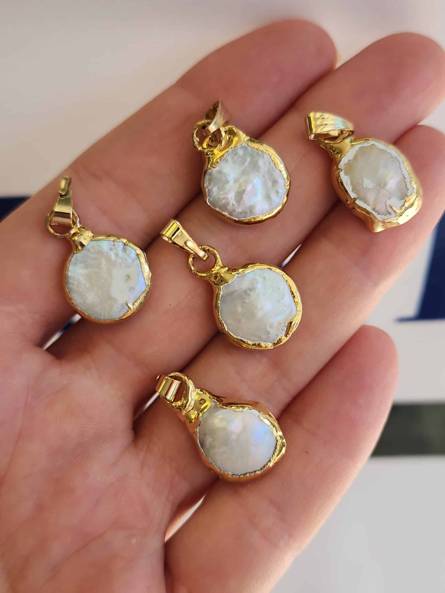 Dogal İnci Kolye Ucu 6