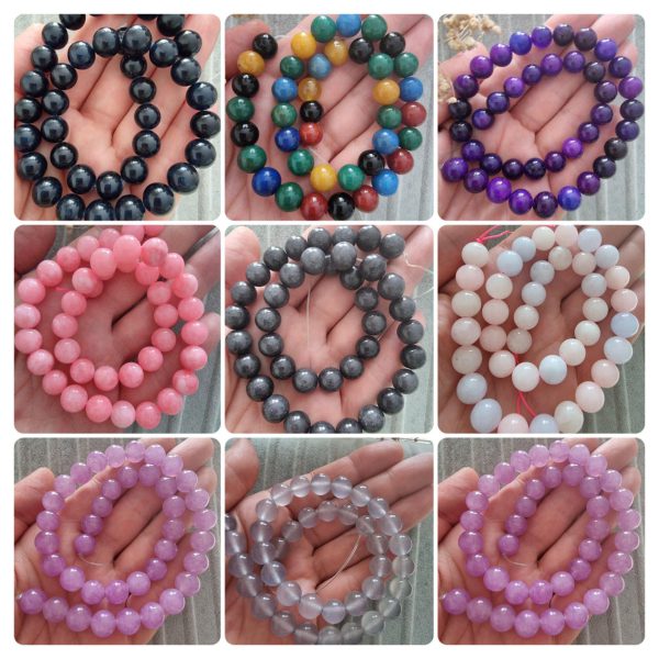 Dogal Tas Boncuk Cesitleri 10 Mm