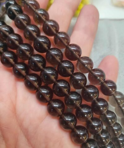 Dumanli Kuvars Dogal Tas Dizi 10 Mm