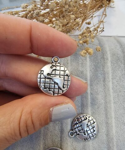 Dunya Zamak Kolye Ucu