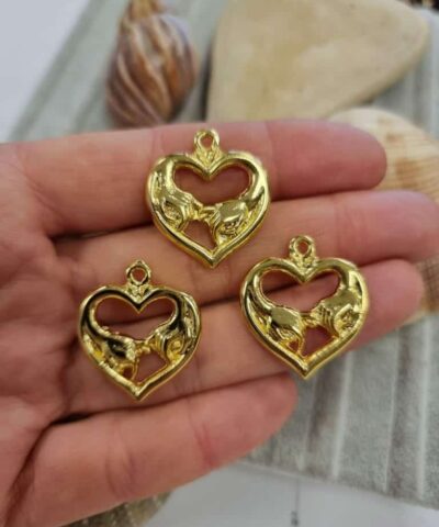 El Ele Kalp Kararmaz Kolye Ucu 2