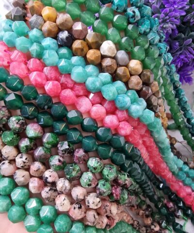 Elmas Kesim Dogal Tas Boncuk Cesitleri 8 Mm 2