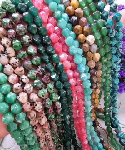 Elmas Kesim Dogal Tas Boncuk Cesitleri 8 Mm 3