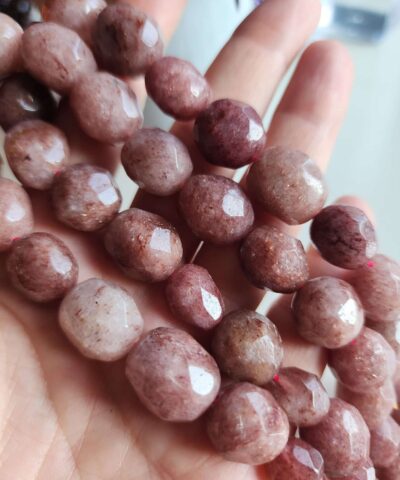 Elmas Kesimli Arpa Cilek Kuvars Tasi 5