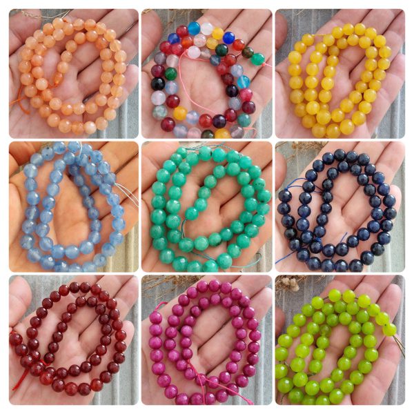 Faset Dogal Tas Boncuk Cesitleri 8 Mm 3