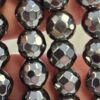 Faset Kure Parlak Hematit Dogal Tas 8 Mm 2