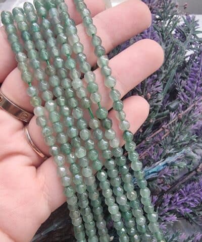 Fasetli Aventurin Dogal Tas Dizi 4 Mm 2