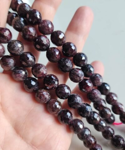 Fasetli Granat Lal Tasi Dizi 10 Mm