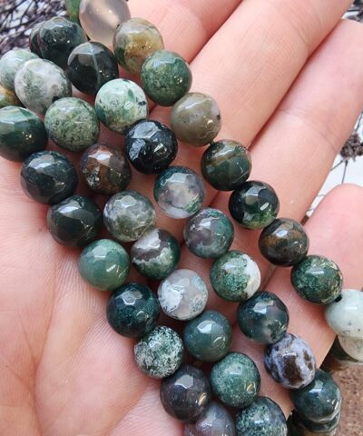 Fasetli Hint Akik Dogal Tas Cestleri 8 Mm