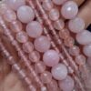 Fasetli Pembe Kuvars Dogal Tas Dizi 6