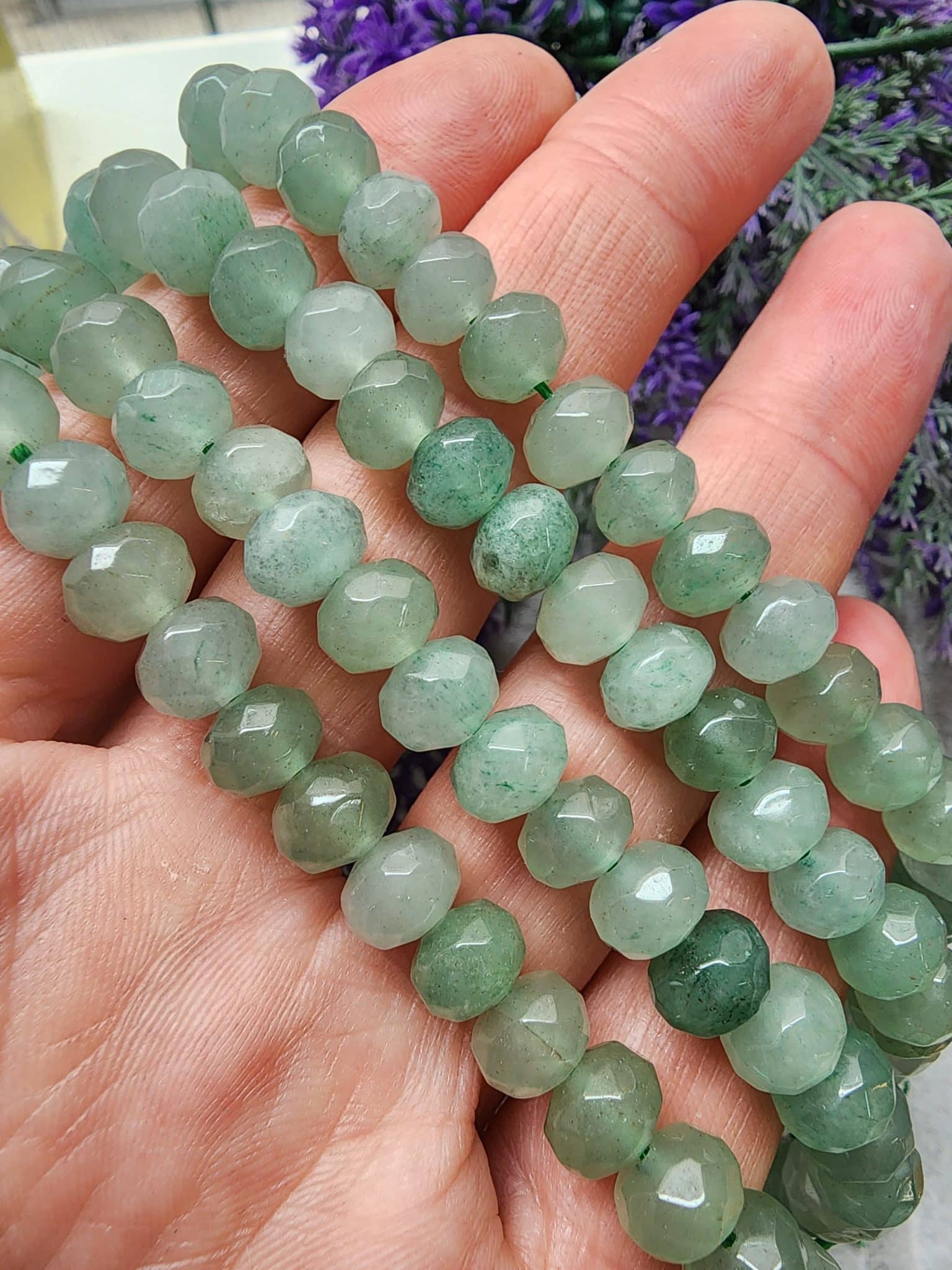 Fasetli Rondela Aventurin Tasi 3