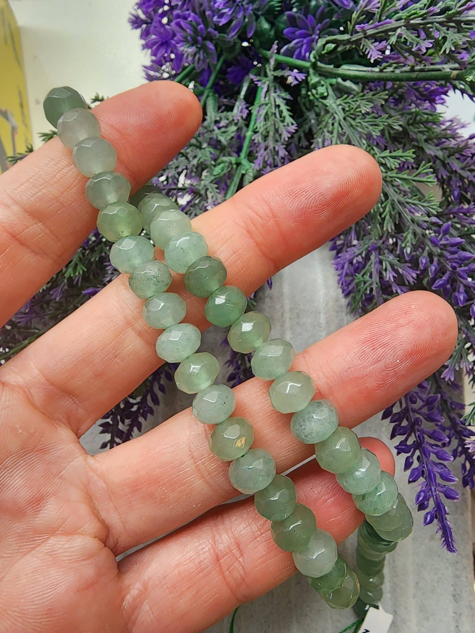 Fasetli Rondela Aventurin Tasi