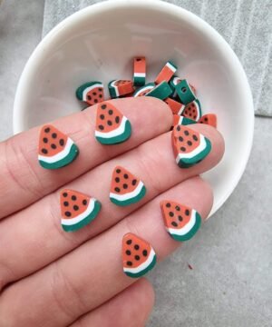 Fimo Karpuz Dilimi Obje Dizi