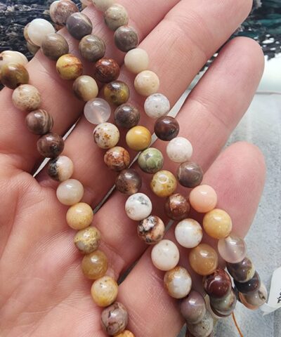 Fosil Mercan Taşı Dizi - 6 MM