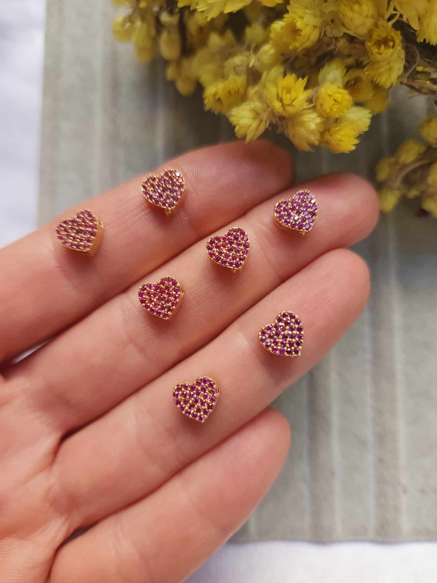 Fujya Zirkon Taşlı Kalp