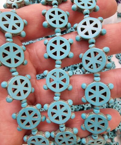 Gemi Dumeni Turkuaz Dogal Tas