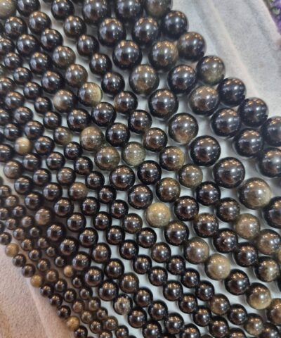 Gold Obsidyen Dogal Tas Dizi 2