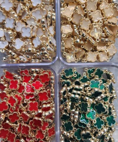 Gold Sans Yoncasi Cift Kulplu Bileklik Malzemesi 2