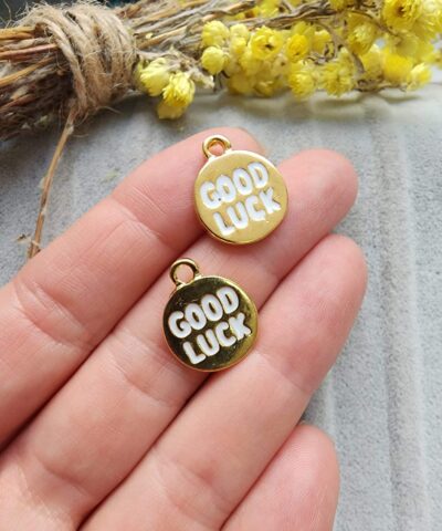 Good Luck Yazılı Kolye Ucu