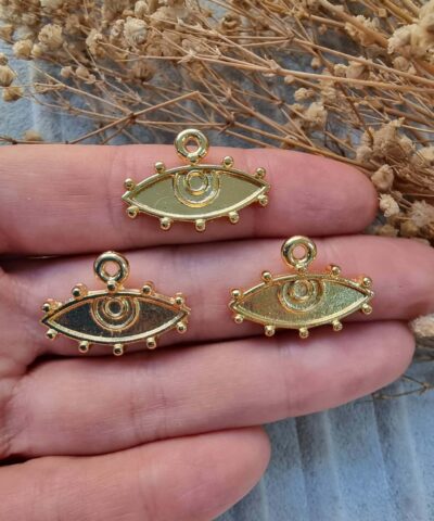 Goz Top Detayli Kolye Ucu 2