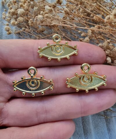 Goz Top Detayli Kolye Ucu 3