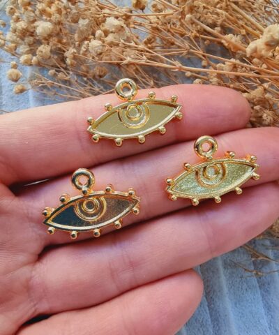 Goz Top Detayli Kolye Ucu 4