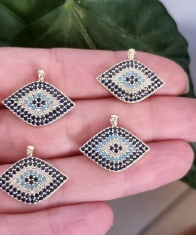 Goz Zirkon Tasli Kolye Ucu 4