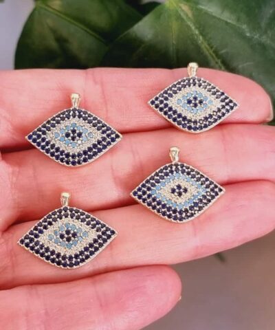 Goz Zirkon Tasli Kolye Ucu 6