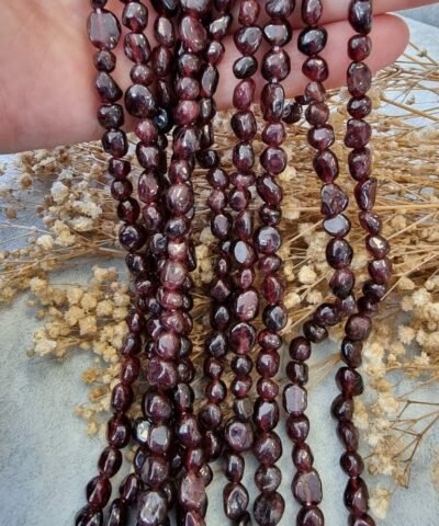 Granat Doğal Taş Dizi Amorf Şekilli