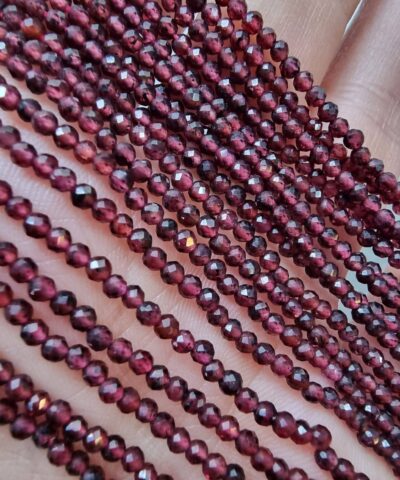 Granat Faset Kesim 2 Mm Dogal Tas