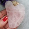Gua Sha Pembe Kuvars Masaj Taşı - Görsel 3