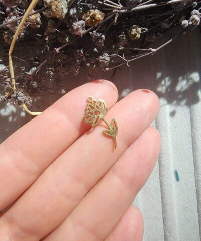 Gül Çelik Kolye Ucu - 501