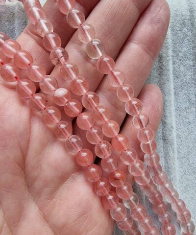 Gul Kuvars Dizi Dogal Tas 6 Mm