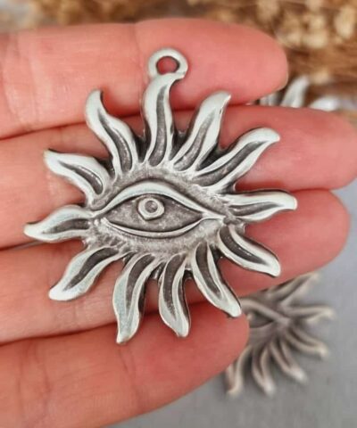 Gunes Goz Zamak Dokum Kolye Ucu 2