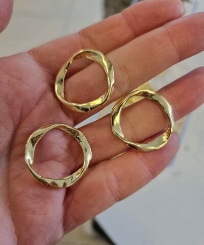 Halka Burgulu 3 Cm Taki Ara Malzemesi 4