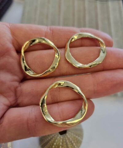 Halka Burgulu 3 Cm Taki Ara Malzemesi