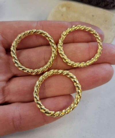 Halka Burgulu 3 Cm Taki Ara Malzemesi 7