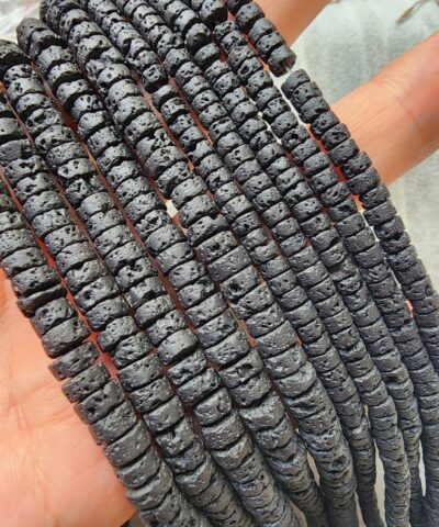 Halka Kesim Siyah Lav Tasi 2