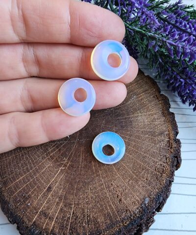 Halka Opal Dogal Tas Kolye Ucu 2