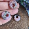 Halka Pembe Opal Dogal Tas Kolye Ucu 3