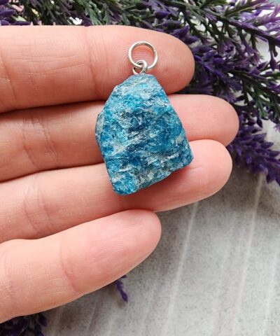 Ham Apatit Dogal Tas Kolye Ucu 3