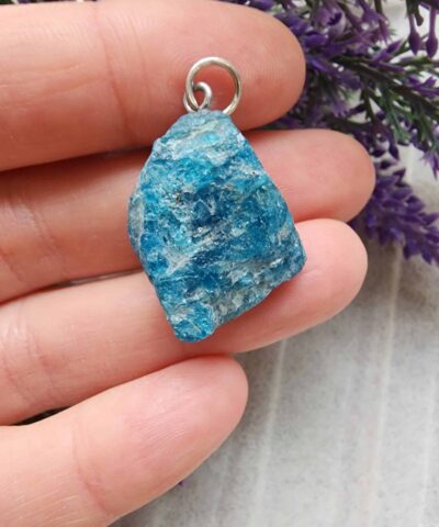 Ham Apatit Dogal Tas Kolye Ucu 4