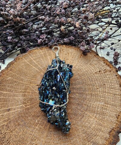 Ham Fuksit Dogal Tas Kolye Ucu 2