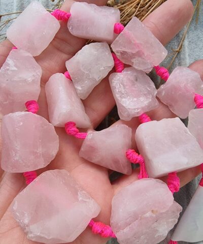 Ham Pembe Kuvars Kutle Dogal Tas 2
