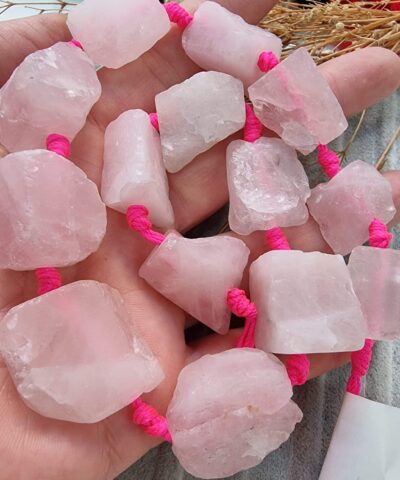 Ham Pembe Kuvars Kutle Dogal Tas 3