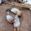 Ham Sitrin Dogal Tas Kolye Ucu Rodyum 2