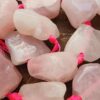 Ham Tamburlanmis Pembe Kuvars Kutle Dogal Tas 4
