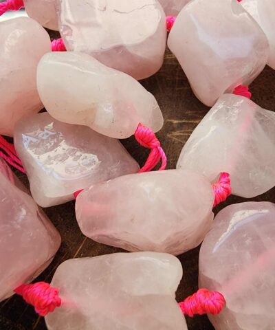 Ham Tamburlanmis Pembe Kuvars Kutle Dogal Tas 4
