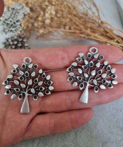 Hayat Agaci Zamak Dokum Kolye Ucu